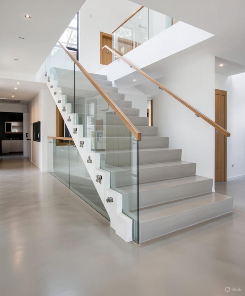 luxury epoxy stairs
