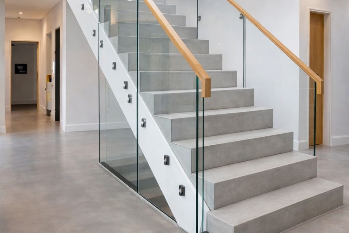 sub service microcement stairs